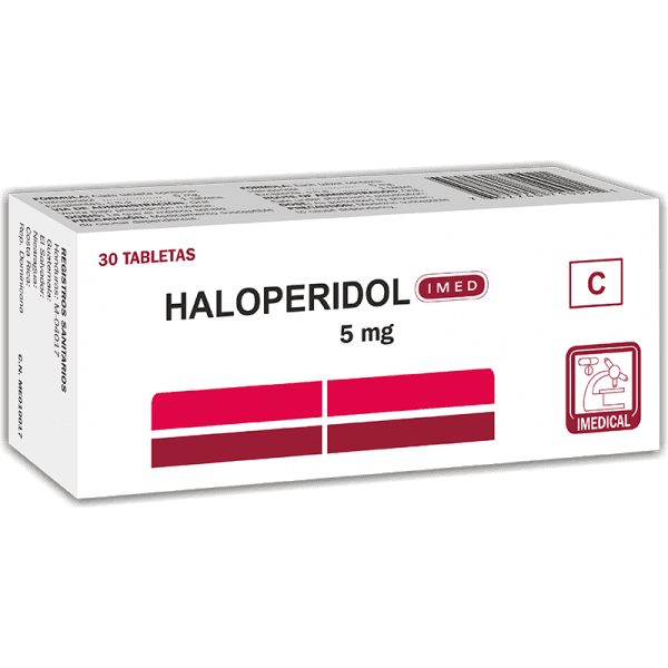 Haloperidol Tableta 5 mg Caja x30 (Produto Controlado)