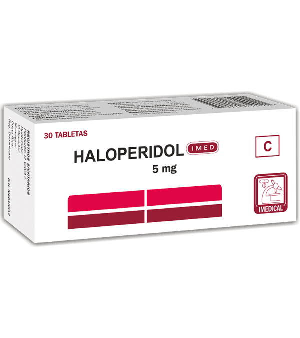 Haloperidol Tableta 5 mg Caja x30 (Produto Controlado)