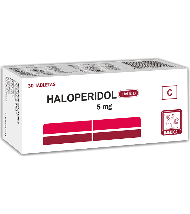 Haloperidol Tableta 5 mg Caja x30 (Produto Controlado)
