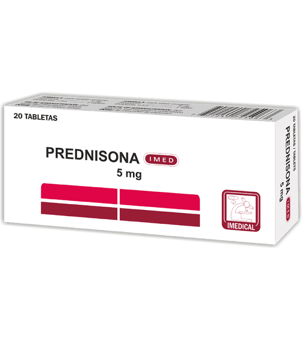 Prednisona Tableta 5 mg caja x20