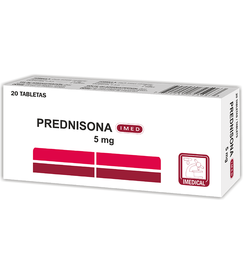 Prednisona Tableta 5 mg caja x20
