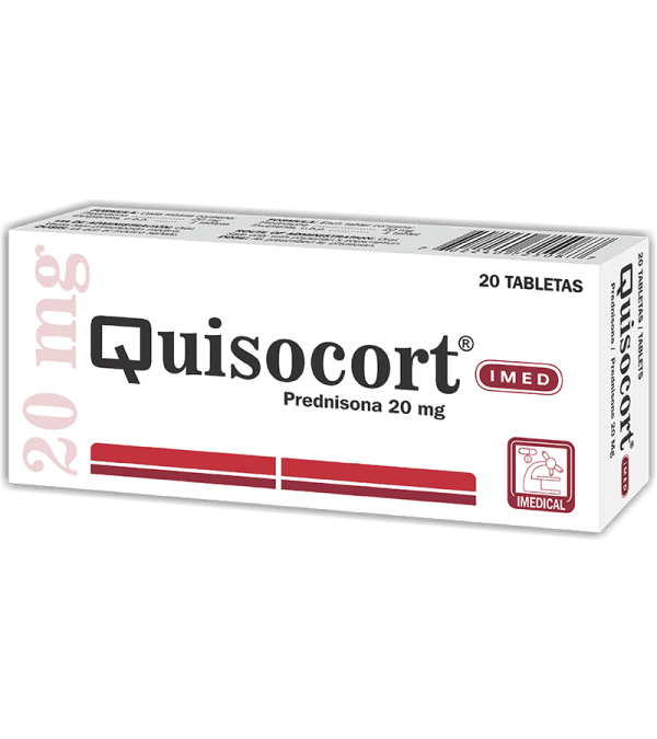 Quisocort Tableta 20 mg caja x20