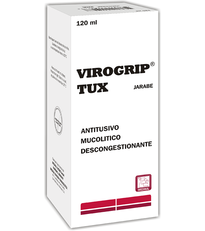 Virogrip-Tux Jarabe frasco 120 ml