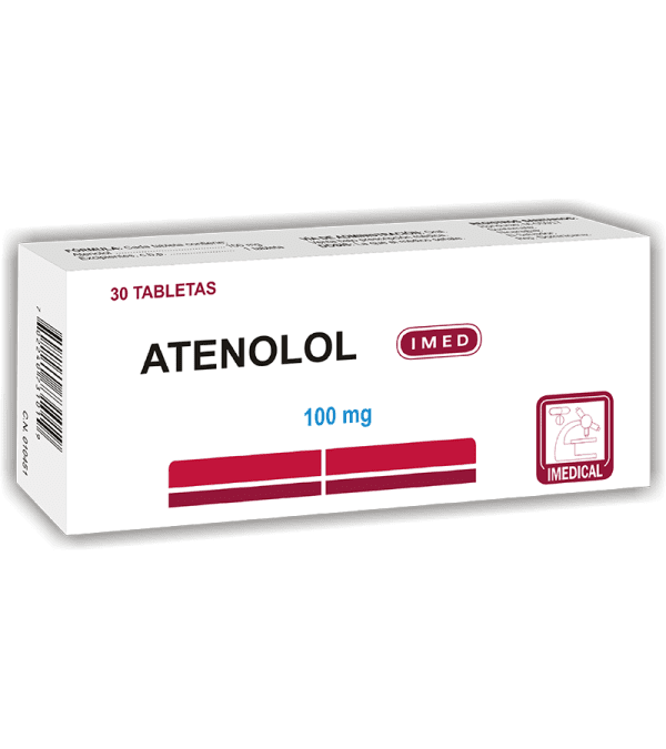 Atenolol Tableta 100 mg caja x30