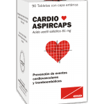 Cardio Aspircaps 81 mg frasco x 90 tabletas