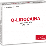 Q-Lidocaína al 1% caja x 5 ampollas inyectables 3.5ml
