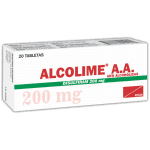 Alcolime 200 mg caja x 20 tabletas