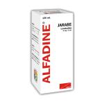 Alfadine jarabe frasco x 120 ml