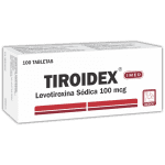 Tiroidex 100 mcg caja x 100 tabletas