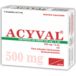 Acyval 5 ml caja x 5 ampollas inyectables