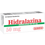 Hidralazina 50 mg caja x 30 tabletas