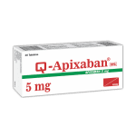 Q-Apixaban 5 mg caja x 20 tabletas