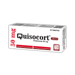 Quisocort 50 mg caja x 20 tabletas