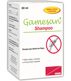 Gamesan Shampoo frasco 60 ml